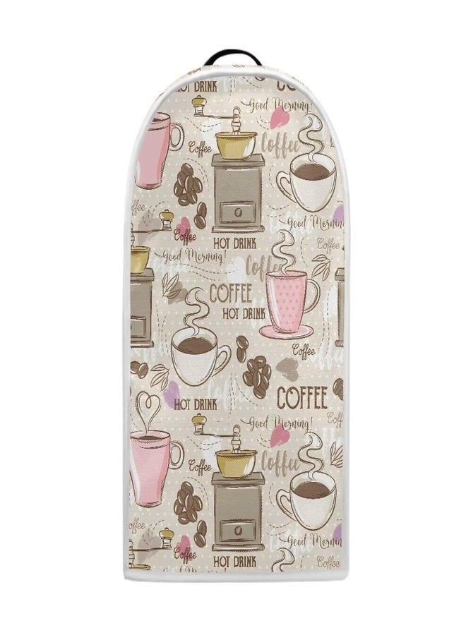 Talayituse Coffee Print Blender Dust Cover with Handle, Stand Mixer or Coffee Maker Appliance Cover Anti Fingerprint Dust Proof Stain Resistant Blender Cover for Home Kitchen - Image 1